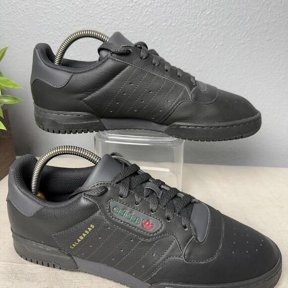 Size 9 adidas Yeezy Powerphase Calabasas Core Black - Picture 1 of 9